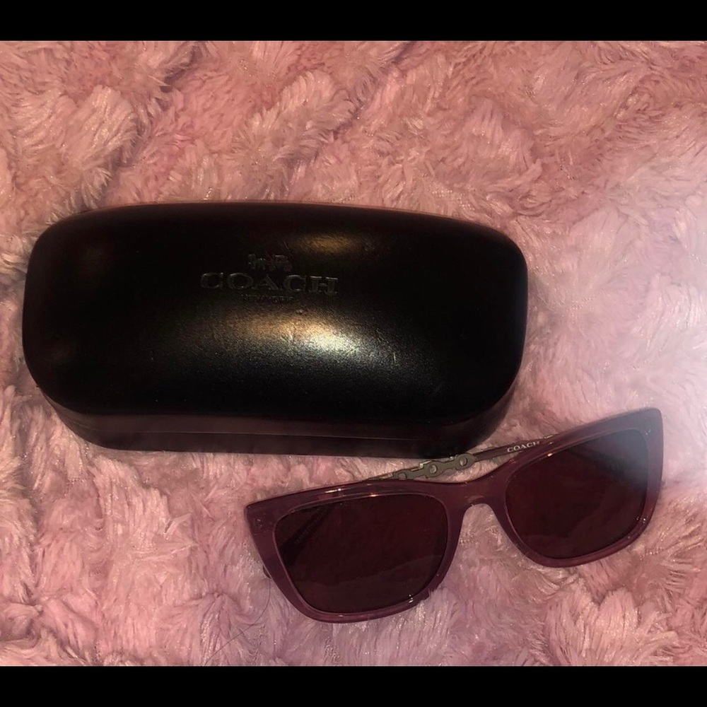 coach pink like new glasses